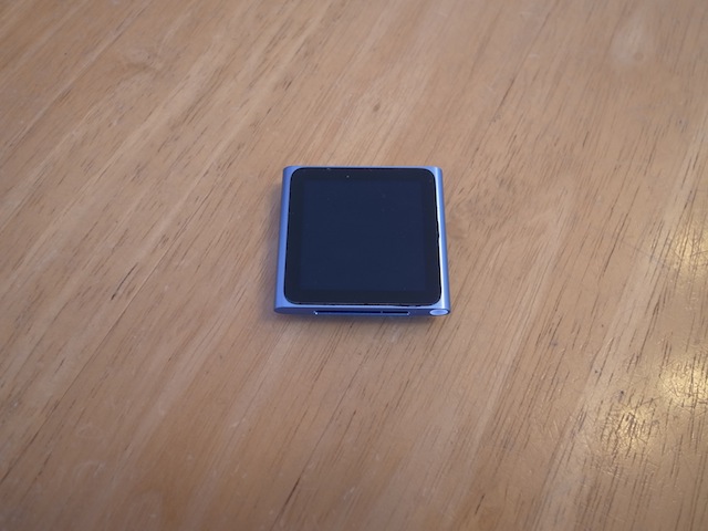 ipod nano6電源ボタン郵送修理　富山のお客様