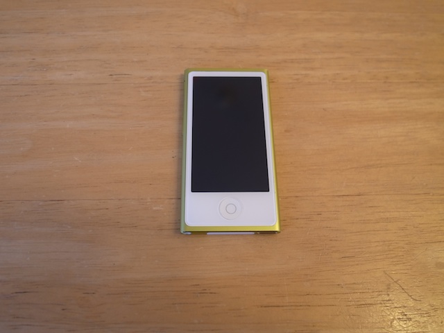 ipod nano7画面割れ 郵送修理 広島のお客様
