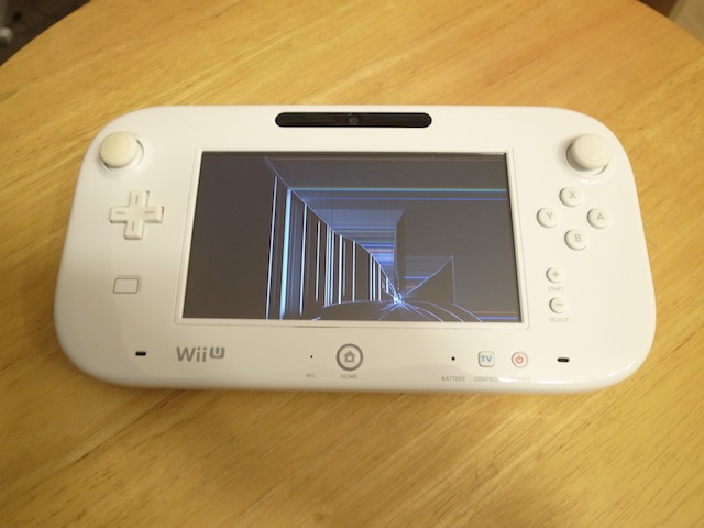 WiiUのゲームパッド液晶修理　渋谷のお客様