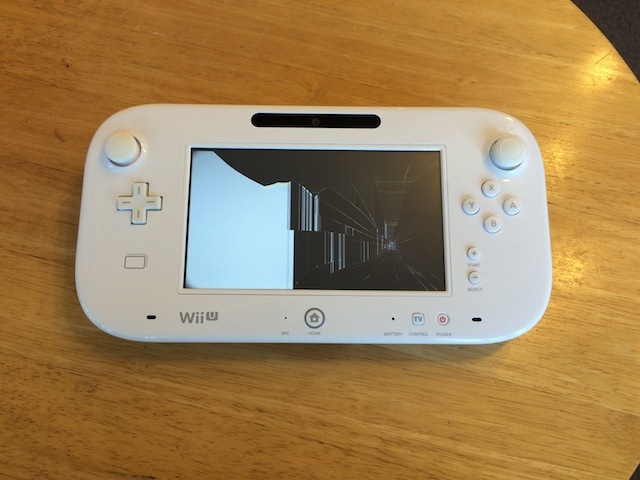 WiiUのゲームパッド液晶修理　池袋のお客様