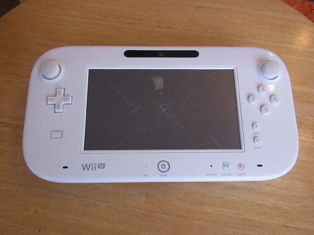 Wii Uのgamepad/PSVITA/任天堂3DS/ipod nano6修理 渋谷のお客様