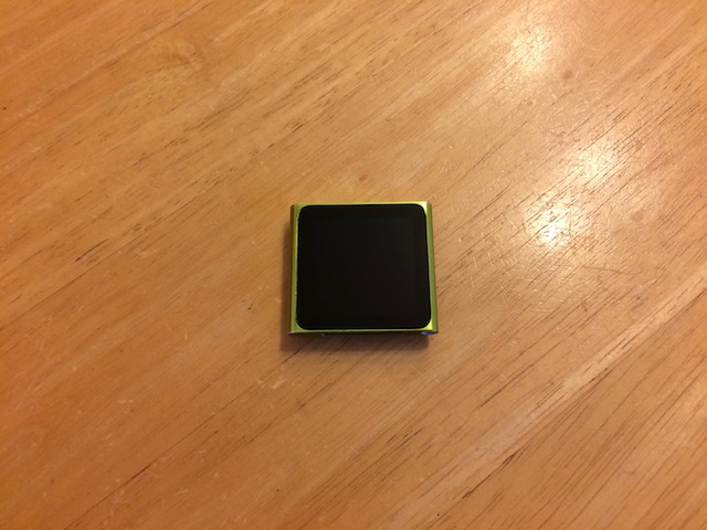 広島市のお客様　iPod nano6電源ボタン故障　宅配キット発送