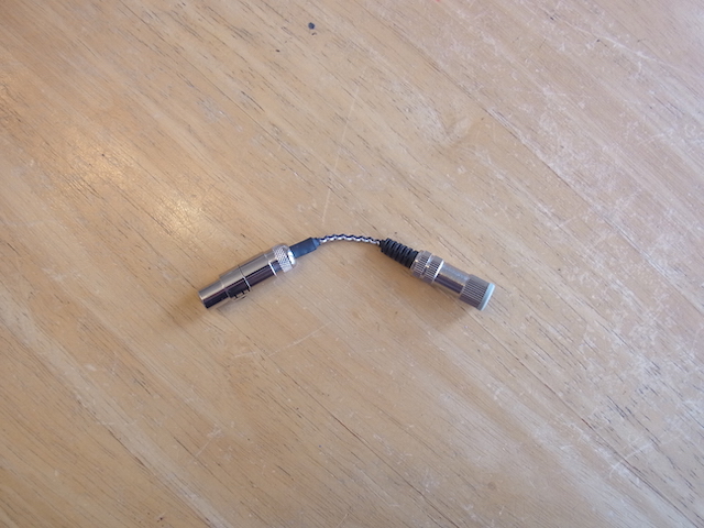 渋谷のお客様　イヤホン変換ケーブル作成/修理・カスタム　宅配キット発送 