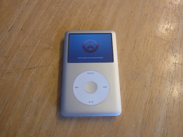 吉祥寺のお客様　iPod classicHDD故障160GB→256GB 大容量化