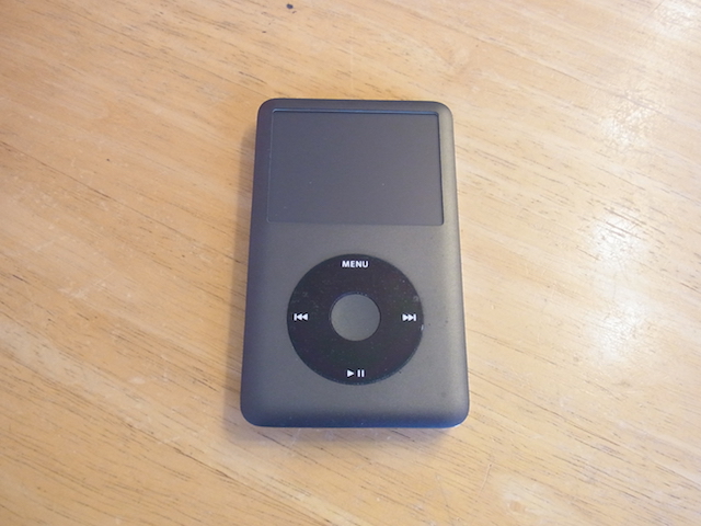郡山市のお客様　iPod classicHDD故障160GB→256GB 宅配キット発送
