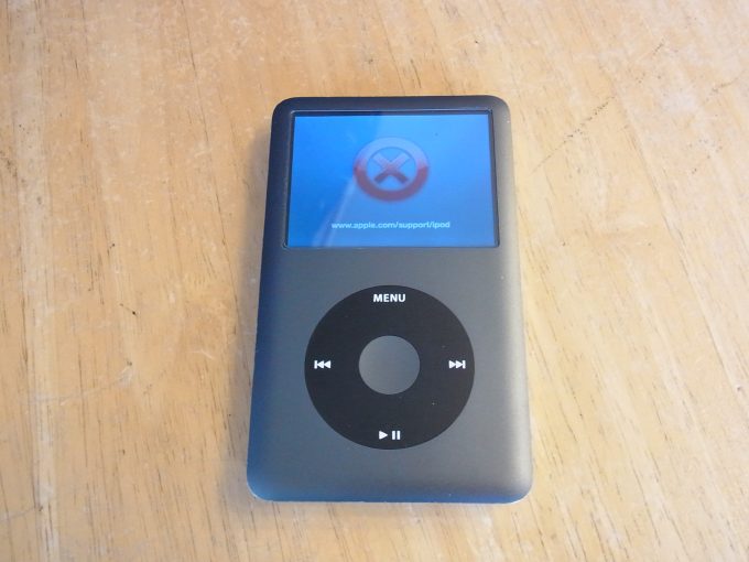 千葉市のお客様　iPod classicハードディスク故障修理　宅配キット発送