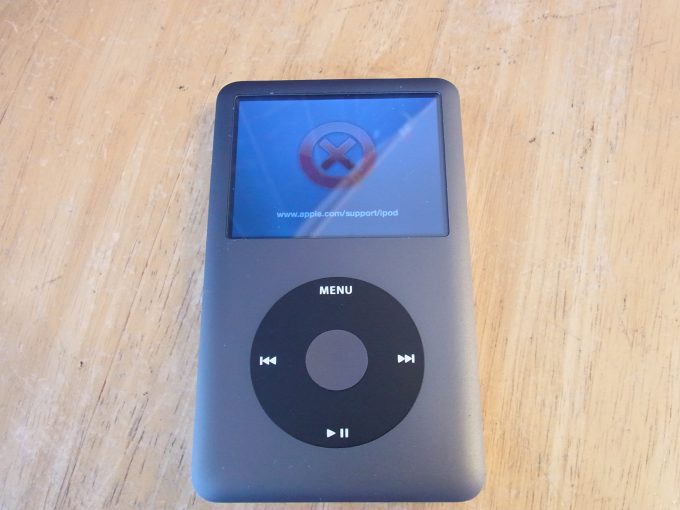 千葉市のお客様　iPod classicハードディスク故障SD化修理　宅配キット発送