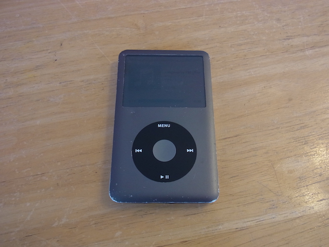 松本市のお客様　iPod classic故障　宅配キットで簡単修理