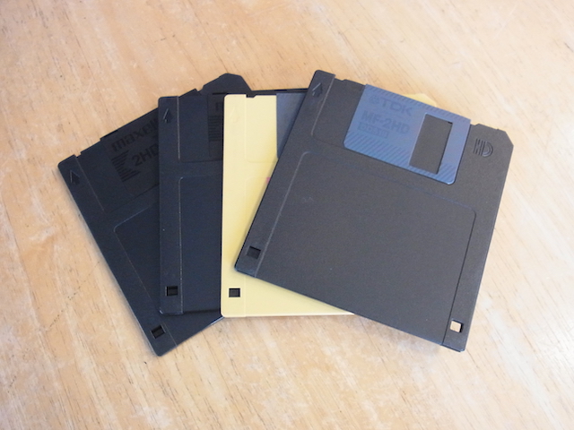 熊本のお客様　フロッピー/ワードにデータ変換