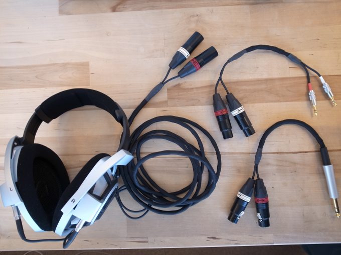 大宮のお客様　ヘッドホン バランス化/変換ケーブル作成