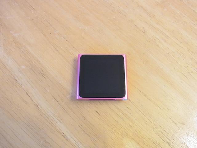 川越のお客様　iPod nano6スリープボタン故障　宅配キットで簡単修理