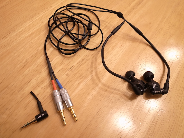 新宿のお客様 ソニーイヤホン修理/バランス化 宅配キットで簡単修理
