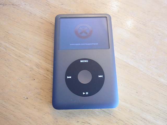 水戸のお客様　iPod classicハードディスク故障　簡単宅配キット