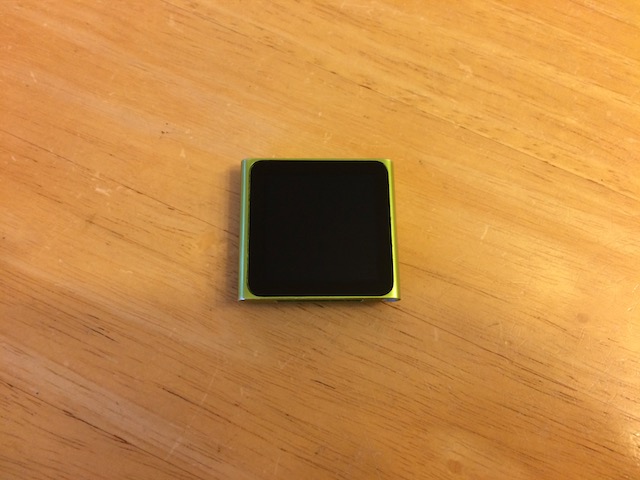 習志野のお客様　iPod nano6電源ボタン故障修理　宅配キット発送 