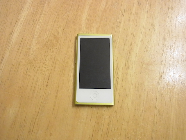 iPod nano7バッテリー交換　富士宮のお客様　宅配キットで簡単修理