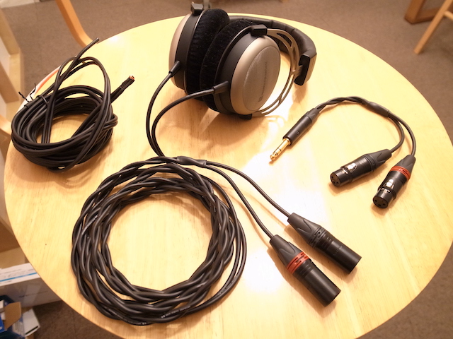 ヘッドホンバランス化カスタム　変換ケーブル作成　浦安のお客様