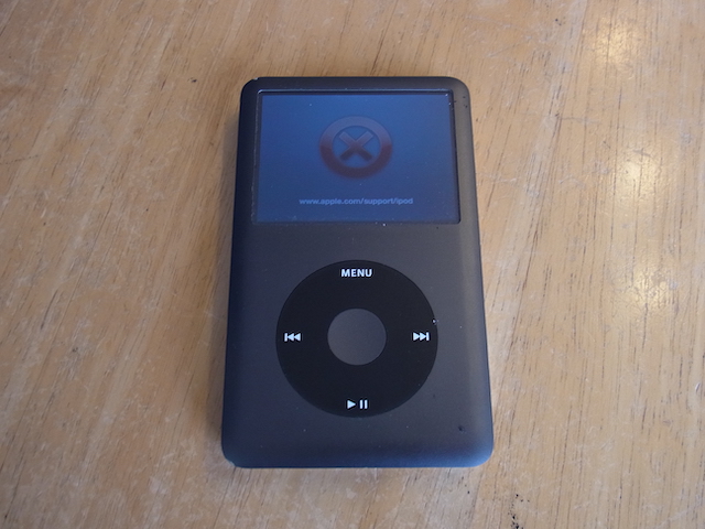 町田のお客様 iPod classicハードディスク故障/大容量化 LINE受付