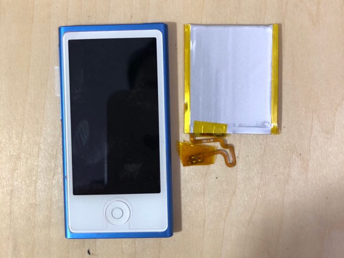 iPodnano7世代 バッテリー交換ご依頼 池袋