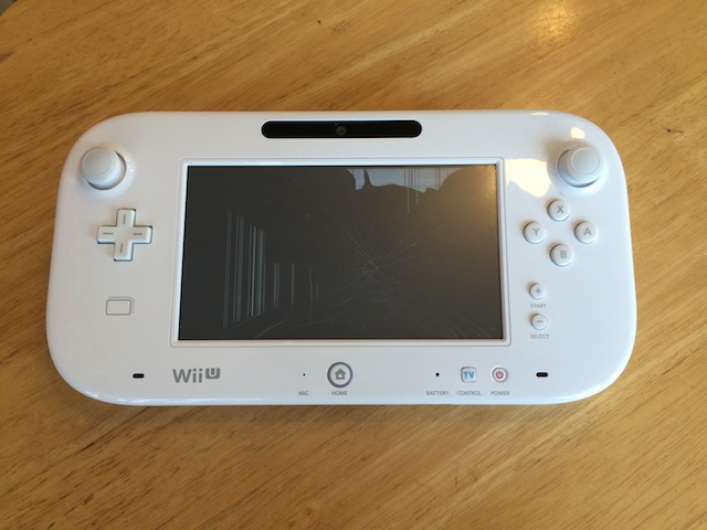Wii Uのgamepad液晶修理　所沢のお客様