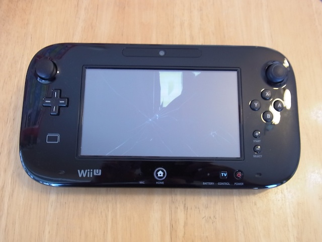 Wii Uのgamepad/iphone/ipad air修理　狭山のお客様